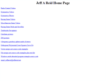 Tablet Screenshot of jeffareid.net